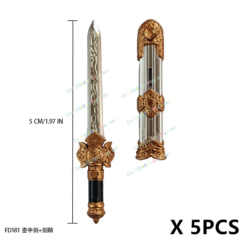 Accessori medievali Modelli di blocchi di costruzione Cavaliere Guerriero Action Figures Spada Halberd Ascia Martello Puzzle Giocattoli Regali di compleanno