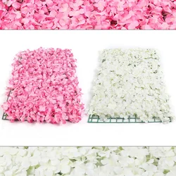 10/20PCS Flower Panels 40X60cm Artificial Flower Wall Panel White/Pink Flower Backdrop Wall for Party Wedding Christmas Festival