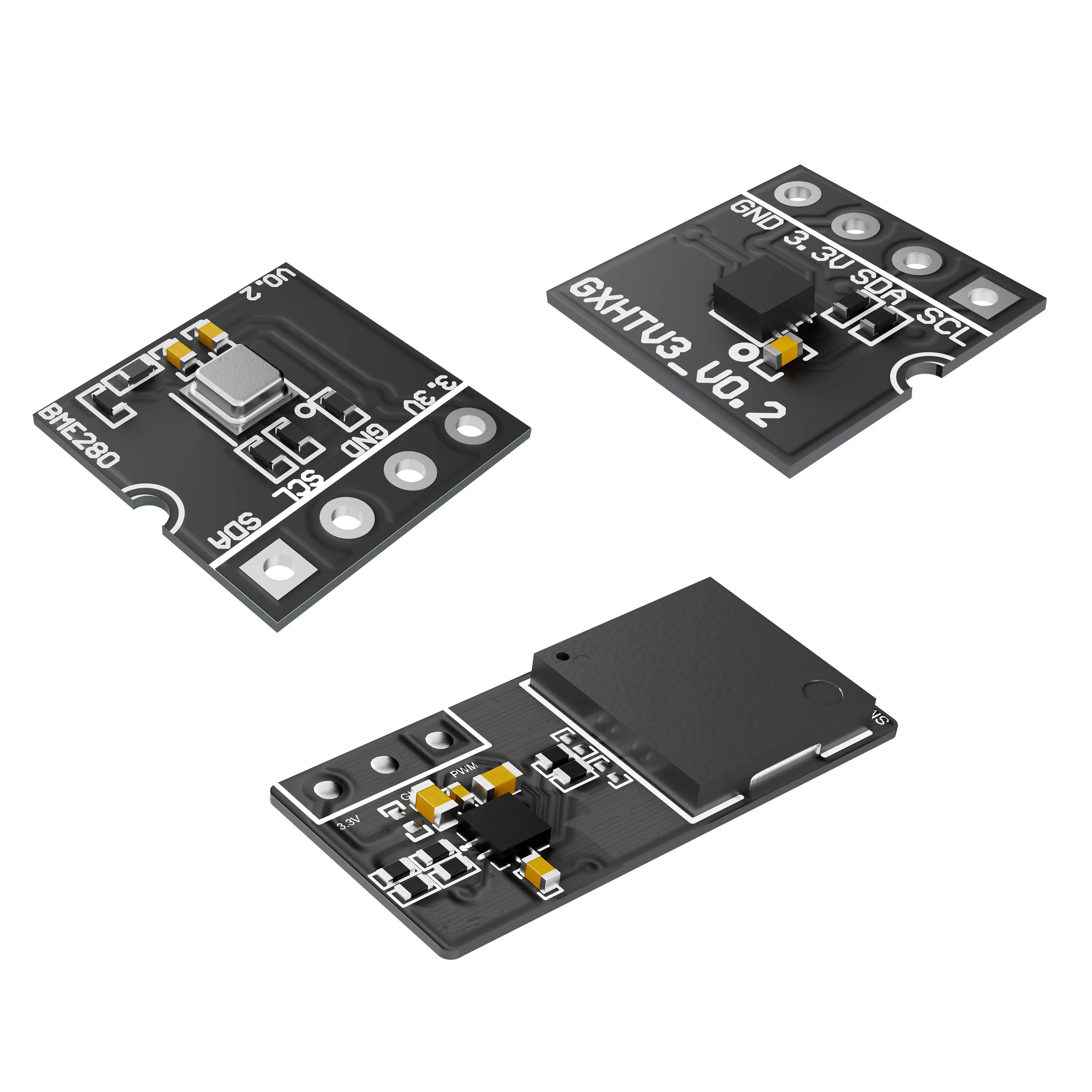 Accessoires pour boîtier d'extension v4 : Buzzer, capteur de pression barométrique, capteur de température et d'humidité