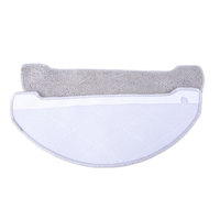 FSLH 4PCS Replacement Mop Cloths Cleaning Pads For Ultenic T10 Honiture Q6 Pro Robot Vacuum Cleaner, Microfiber Mopping Pads