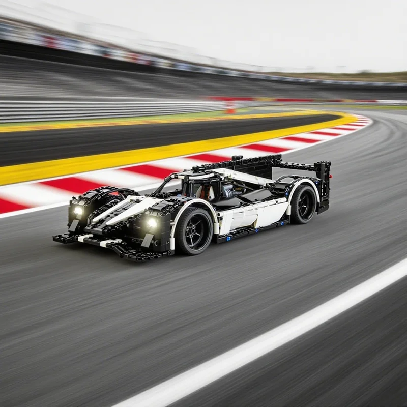 1904pcs MOC Porscheed Hybrid Technical Model Building Blocks Christmas Gift Architecture DIY Creative Idea Education Toys Kids