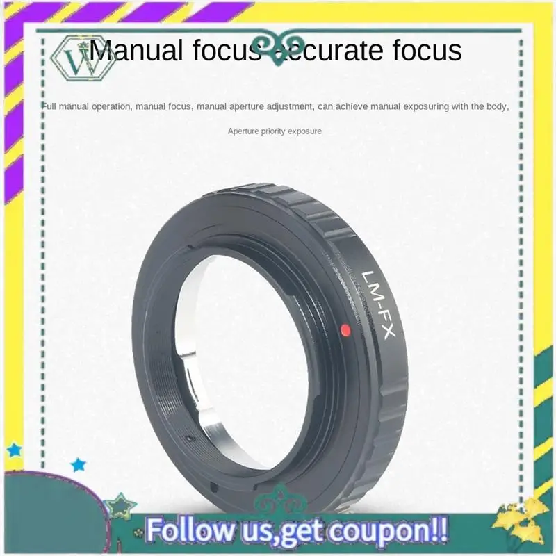 NEW LM-FX Lens Adapter Ring For LM Series Bayonet Lens To Fuji Micro-Single XT1