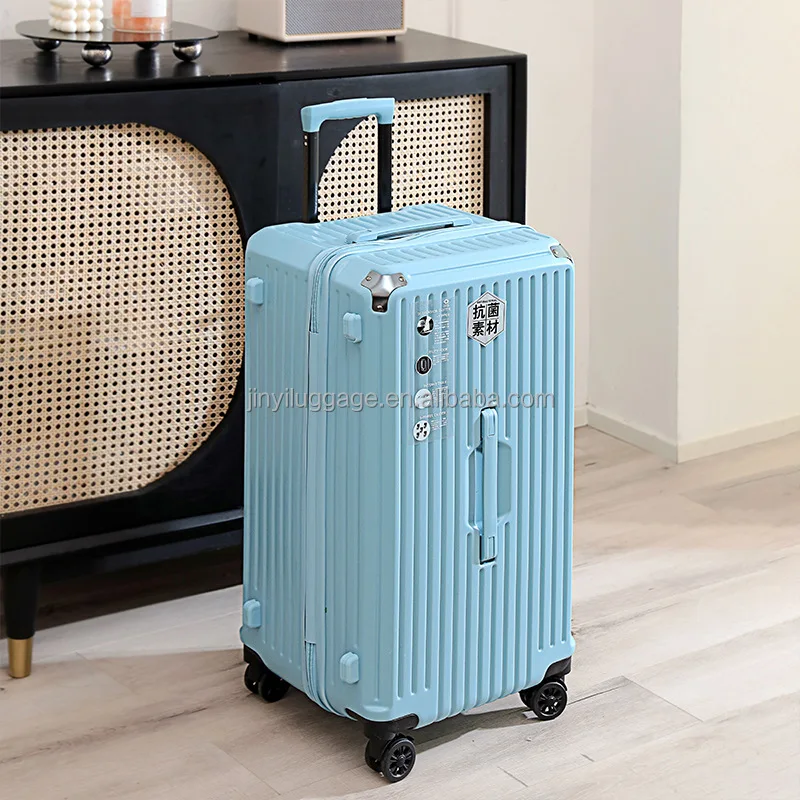 

Large capacity super thick hard shell lock travel suitcase anti-lock braking system computer trolley