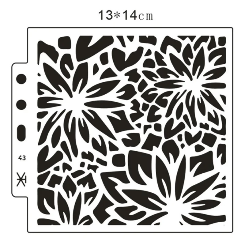 13*14cm Tree Leaf Heart Pattern DIY Layering Stencils Painting Scrapbook Coloring Embossing Album Decorative Template Reusable