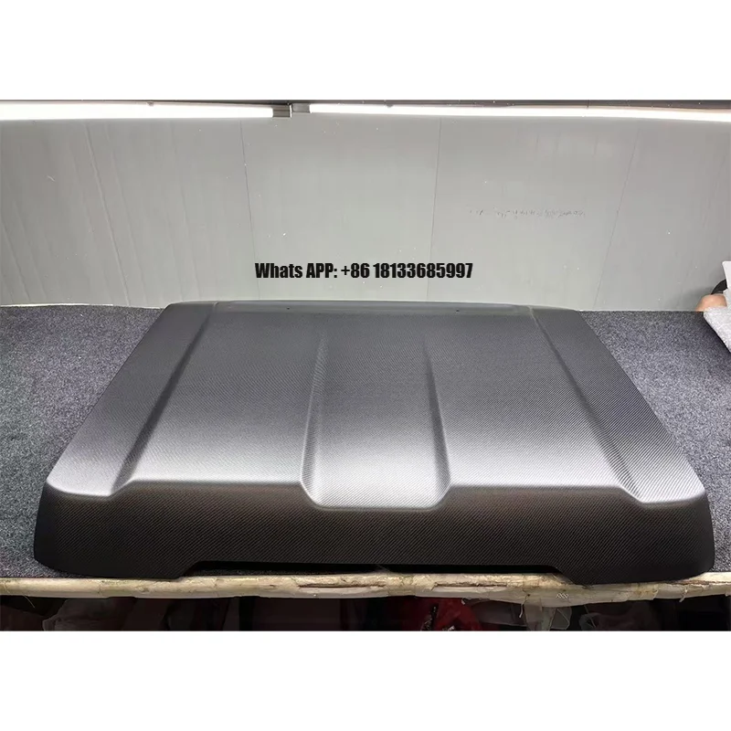 

Carbon Fiber Front Engine Hood Bonnet with Bolts for LC71/76/78 Car Black Runman Brand