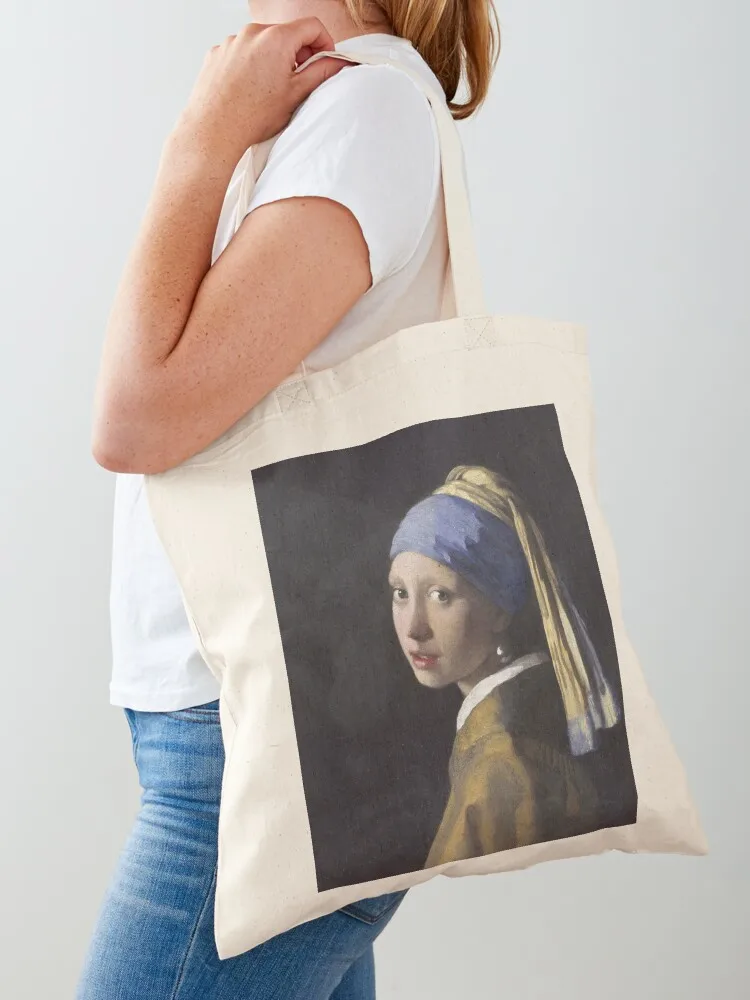 

Johannes Vermeer - The Girl With A Pearl Earring Tote Bag Shopper handbag tote bag Women bags tote bag women