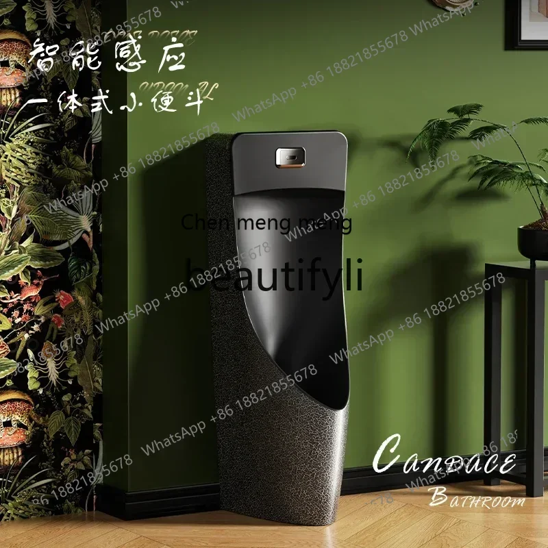 New arrive cn Floor-standing urinal Smart sensor Automatic flushing Ceramic household men's adult urinal