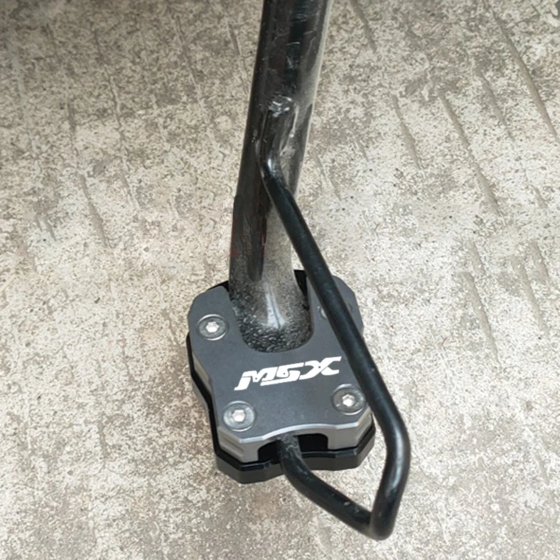 

Motorcycle Accessories For Honda MSX125 Grom 125 Kickstand Foot Side Stand Sidestand Extension Pad Support Plate MSX MONKEY 125