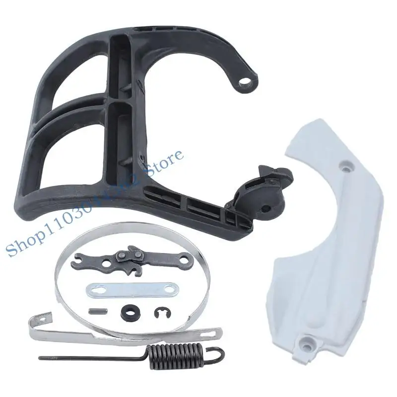 

A3PA Chainsaw Parts Practical Chain Front Brake Handle Guard Cover Band Set for MS170