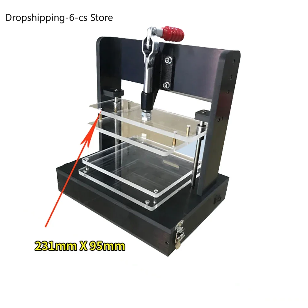 Универсальный испытательный стенд для печатной платы. Испытательная стойка для печатной платы. Рамка для эмбриона. DIY. Приспособление для тестирования печатной платы. 180x160 мм с 4 акриловыми платами.