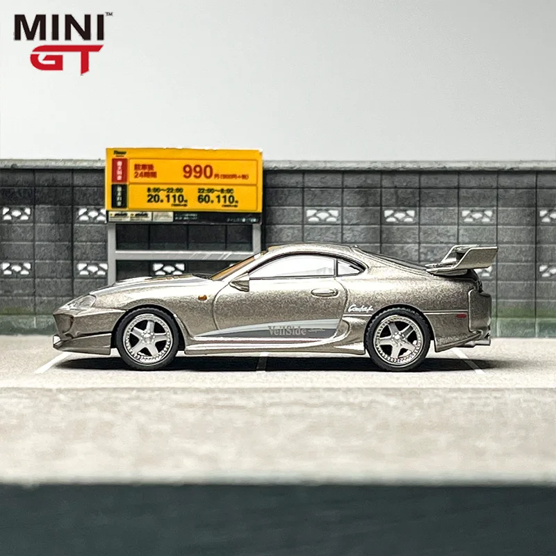Nuevo en stock Minigt 1:64 # 978 Toyota Supra Veilside aleación modelo de coche fundido a presión juguetes coleccionables personalizados regalo adorno en miniatura