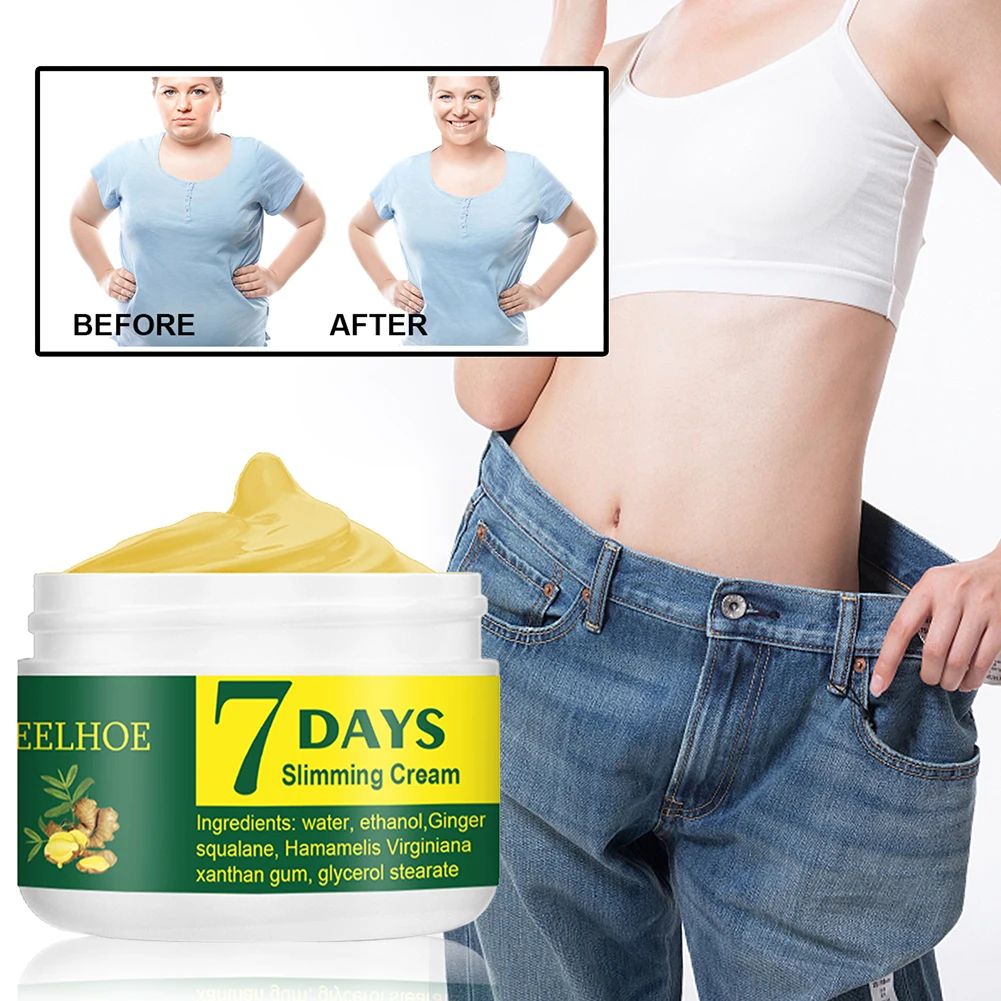 18kg Losing Ginger Slim Cream Burn Fat Slimming Cream Weight Loss Massage Burn Fat Cellulite Fitness Cream Home Beauty Health