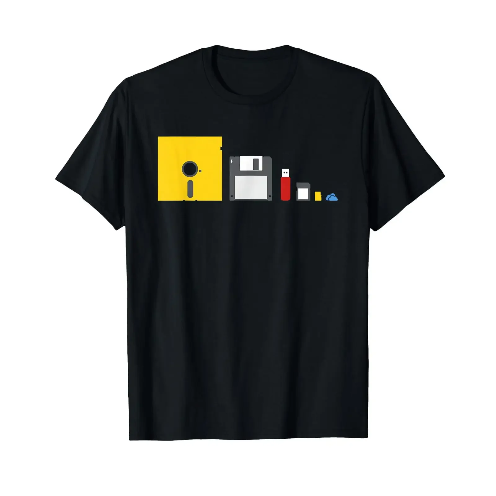 Storage Technology Evolution Funny IT Admin Computer Geek T Shirt vintage Washed Unisex streetwear Stylish designer clothes