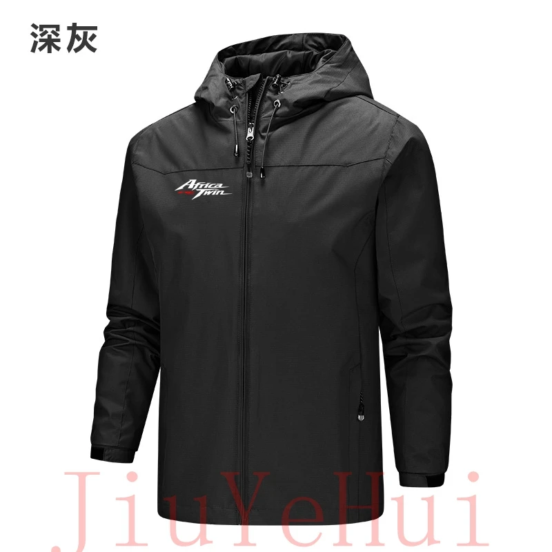 Africa Twin Crf 1000 L Crf1000 Outdoor Hiking Jackets Waterproof Motorcycle Hondaes Hooded Windbreaker Coat Men Jacket