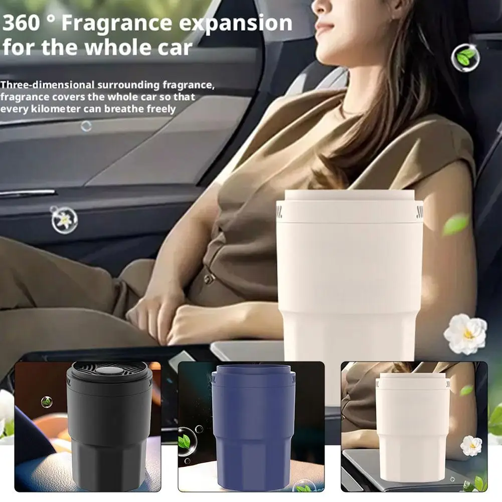 

Car Diffuser 360 ° Diffuser Car Air Freshener Solid Removal Fragrance and Chandelier Perfume, Odor Lasting Removal Long Car I3N3