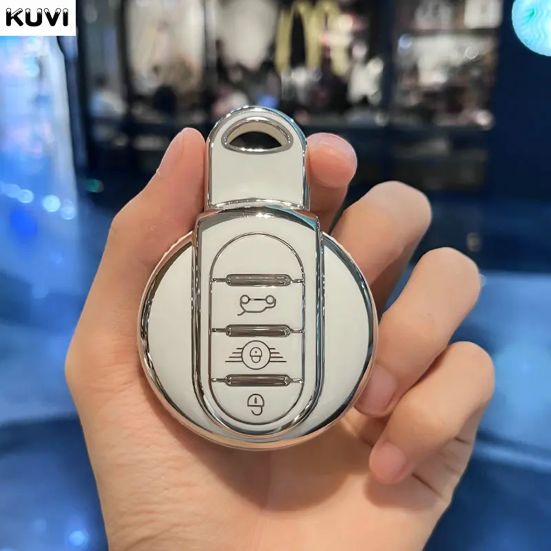 حافظة مفاتيح السيارة من البولي يوريثان شل غطاء المفاتيح لسيارات BMW MINI كوبر SONE JCW F54 F55 F56 F57 F60 كلوبمان كونتري مان حامي الملحقات