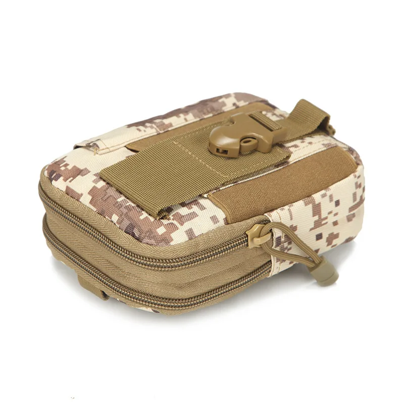 Saco de cintura tática impermeável, Fanny Pack, Caça ao ar livre, Ferramenta de camuflagem, Nylon Storage Bag