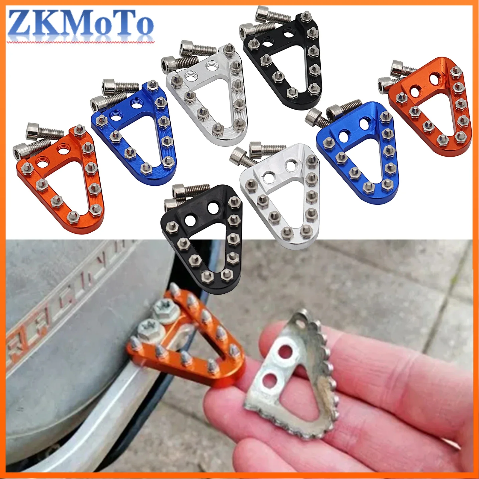 Rear Brake Pedal Lever Step Plate Tip For KTM SX SXF XC XCF XCW EXC EXCF For GasGas For Husqvarna FC TC FE TE FX TX 2016-2022