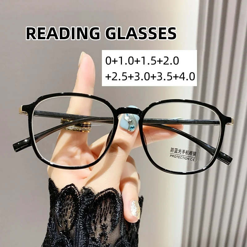 

Colorful Anti Blue Light Ultra Light Presbyopia Glasses Fashio Elderly Glasses High-definition Women's Reading Eyewear 0 To +4.0