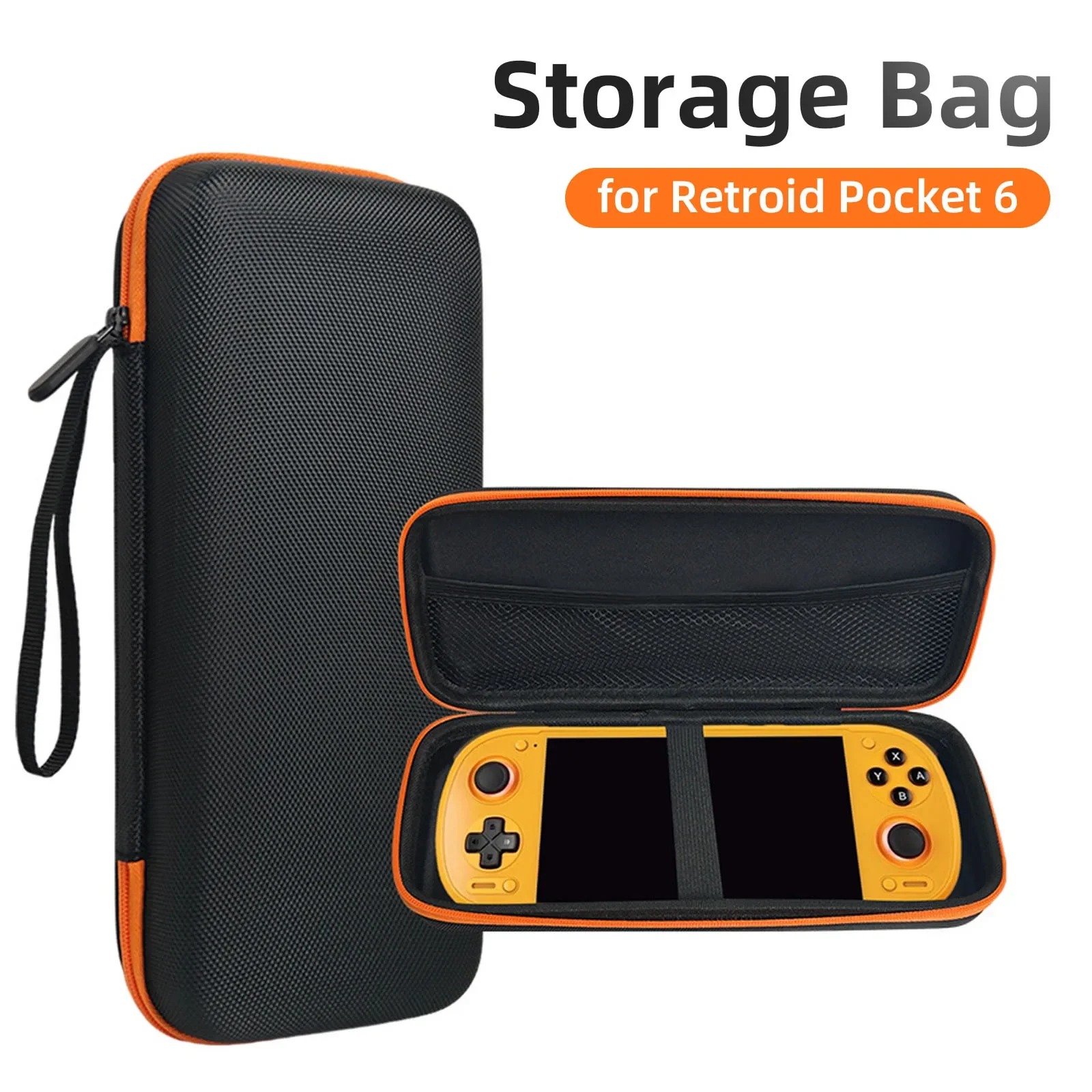 Carrying Case for Retroid Pocket 6 EVA Portable Storage Bag for Retroid Pocket6 Waterproof Shockproof Protective Accessories