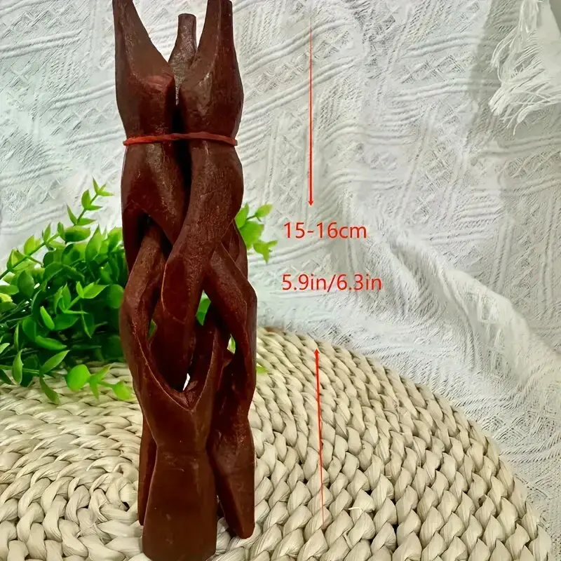 Vintage Wooden Tripod Stand For Abalone Shells, Crystal Balls & More - Versatile Home Decor Display