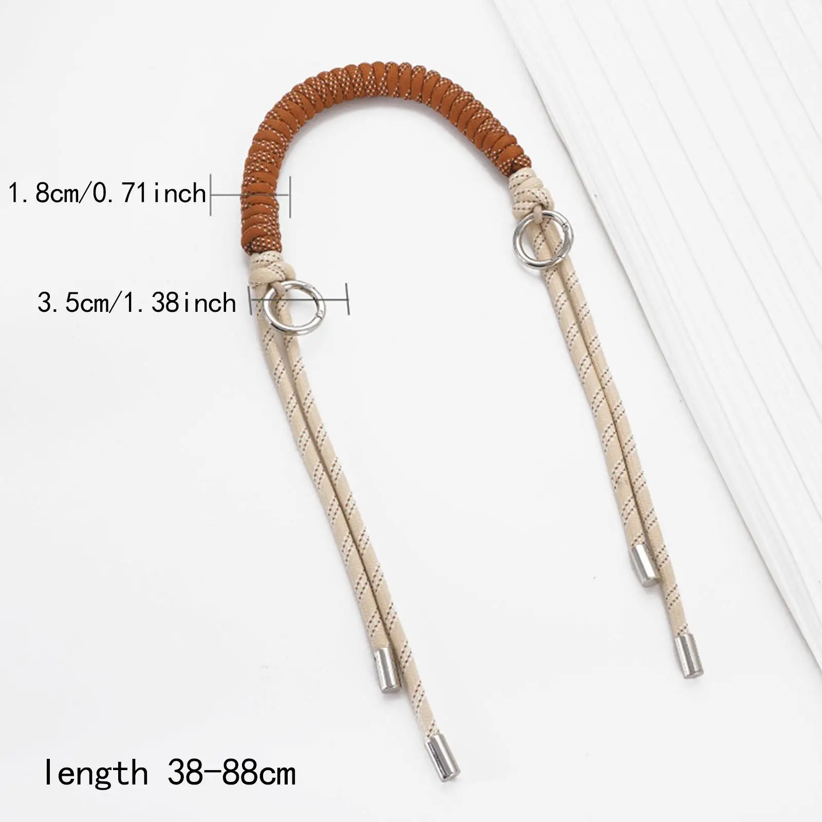 Tote Bag Strap Professional for Handbag Bag Accessories for Women Sturdy Gifts Detachable Versatile Braided Strap Replacement