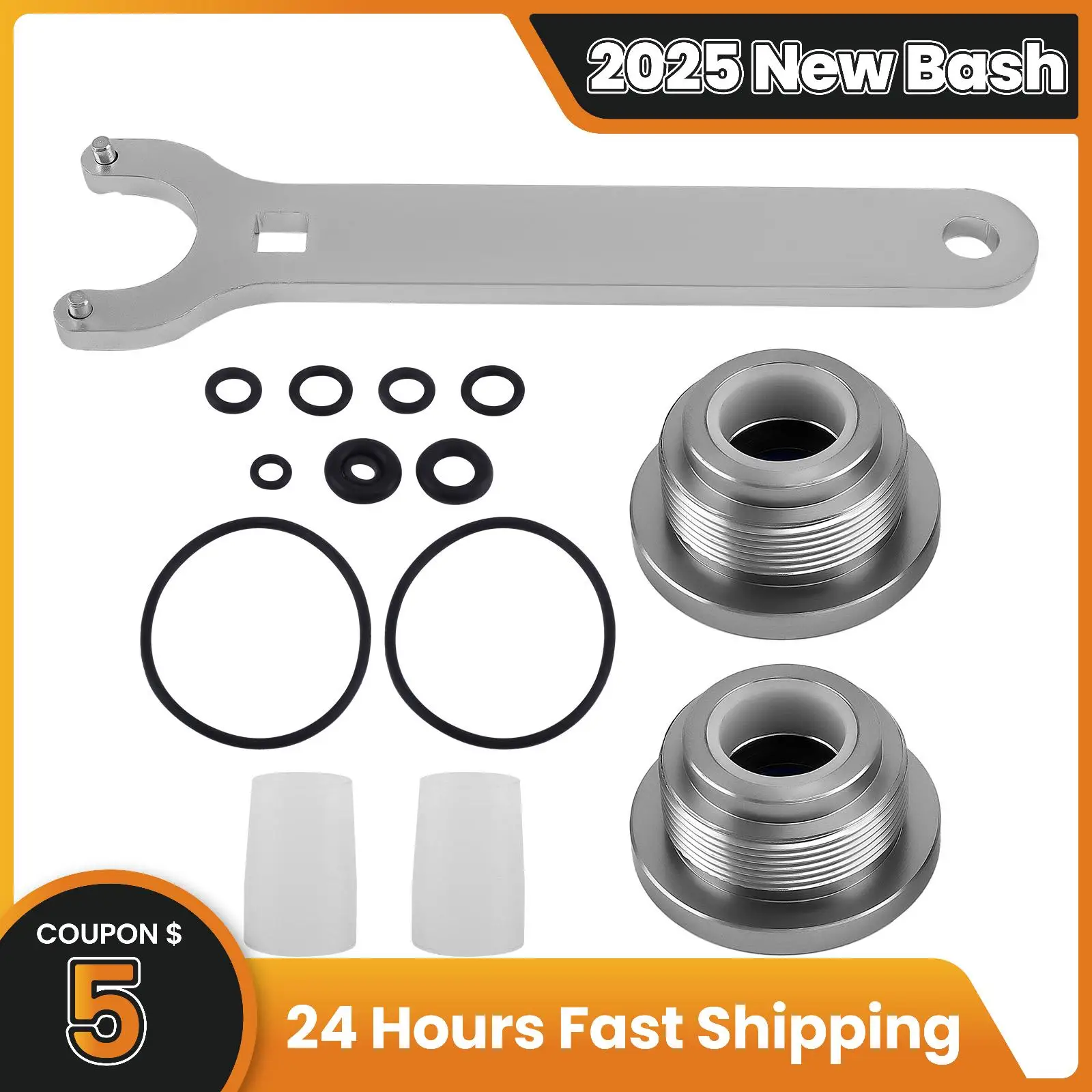 

Seal Kit With Wrench For Front Mount Cylinder For Repair Weeping Cylinder Seals