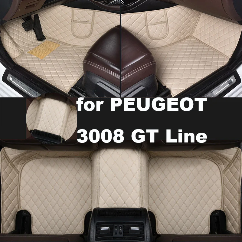 

Autohome Car Floor Mats For PEUGEOT 3008 GT Line 2018 Year Upgraded Version Foot Coche Accessories Carpetscustomized