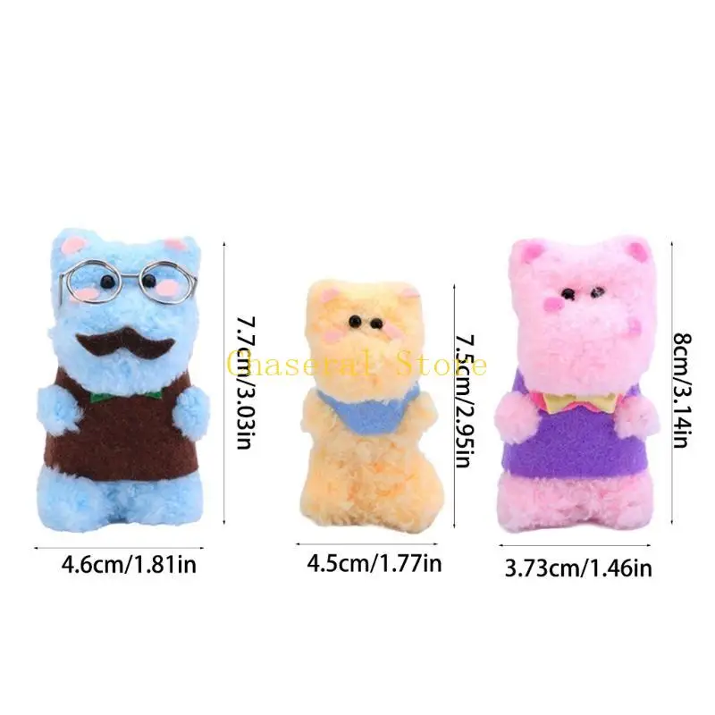 E7ce Thanh xoắn đầy màu sắc sáng tạo DIY Doll Handcraft Twisting Bar Cleaners Cleaner Plush Bar Iron Wire Tưởng tượng Tưởng