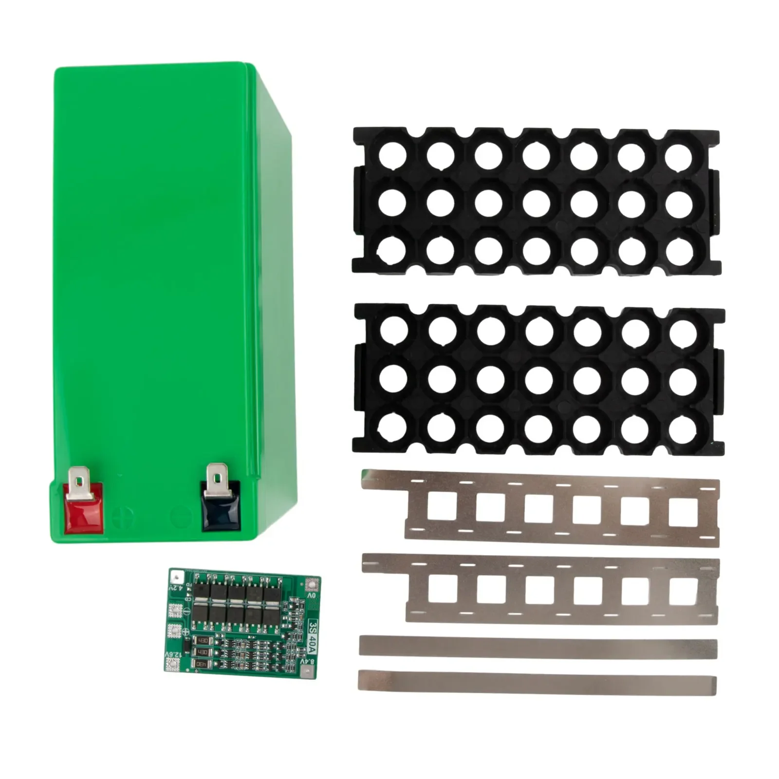 Caja de almacenamiento de batería Turmera de 12V, 7Ah a 20Ah, soporte 3X7 18650 3S 40A con soldadura de níquel para motocicleta, reemplazo de uso de