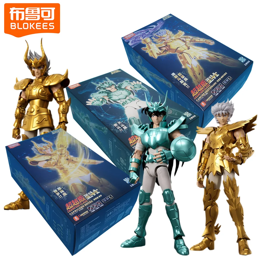 

Genuine BLOKEES Saint Seiya Action Figures DRAGON SHIRYU Cool Style Shelf Ornaments Decoration Collectible Assembly Model Gifts