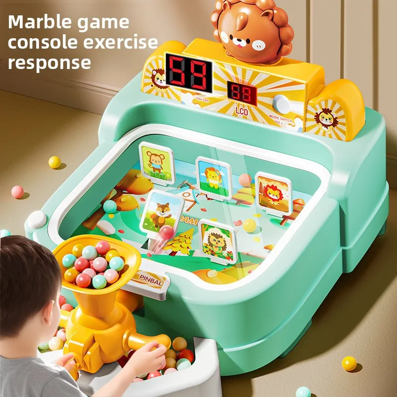 

Children Bounce Box Shots Game Pinball machine parent-child interactive desktop puzzle challenge pinball shooting machine