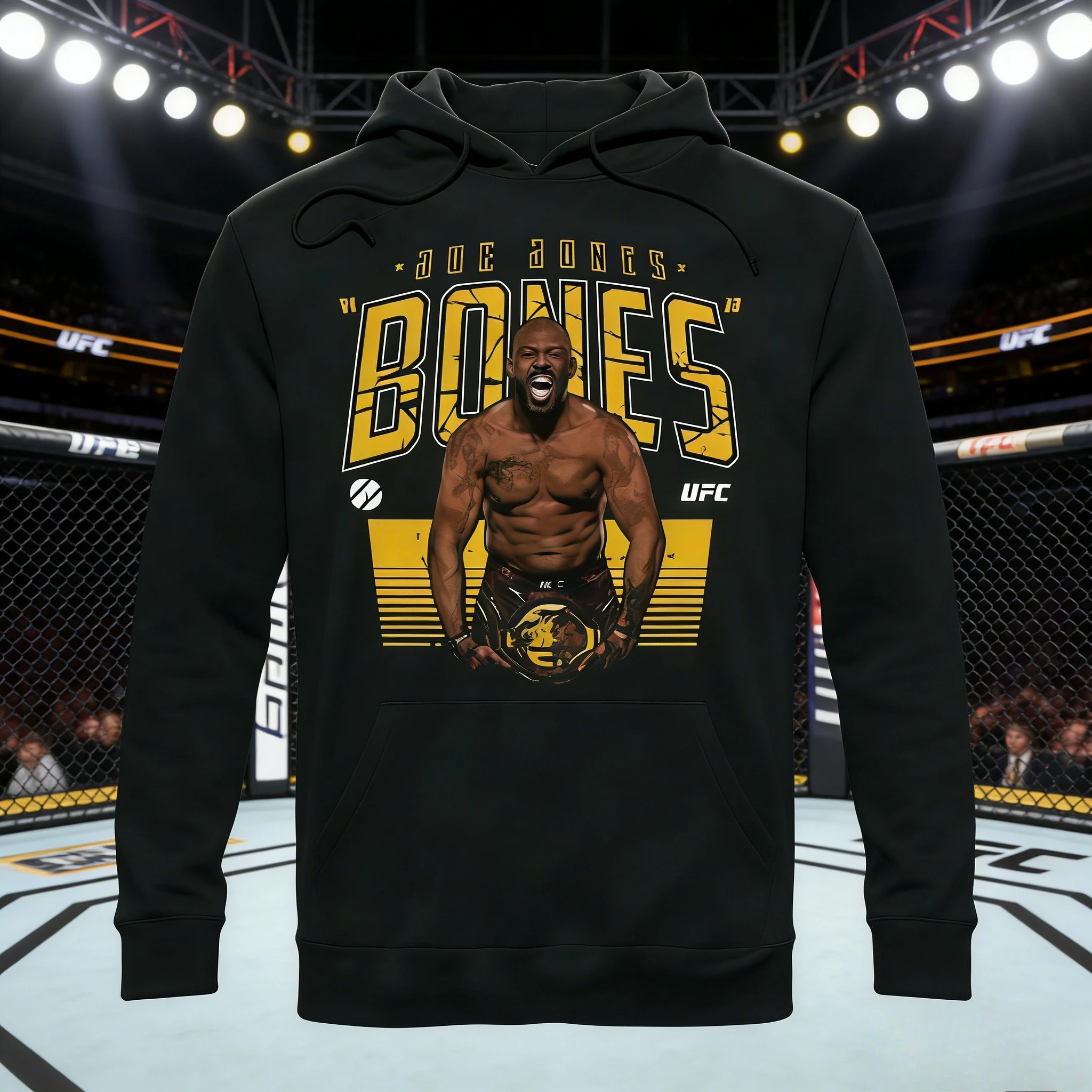 UFC Jon Jones 2026 Autumn/Winter Collection Pure Cotton Breathable Casual Trendy Hoodie Suitable for Both Men and Women