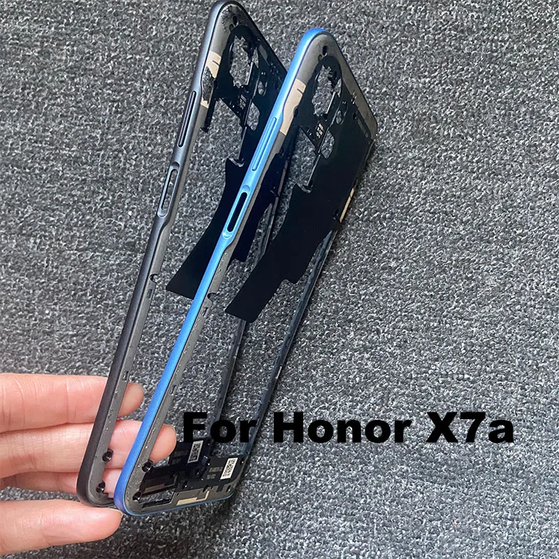 Middle Frame For Huawei Honor X7A Front Bezel LCD Plate Housing Replacement RKY-LX1 RKY-LX2 RKY-LX3