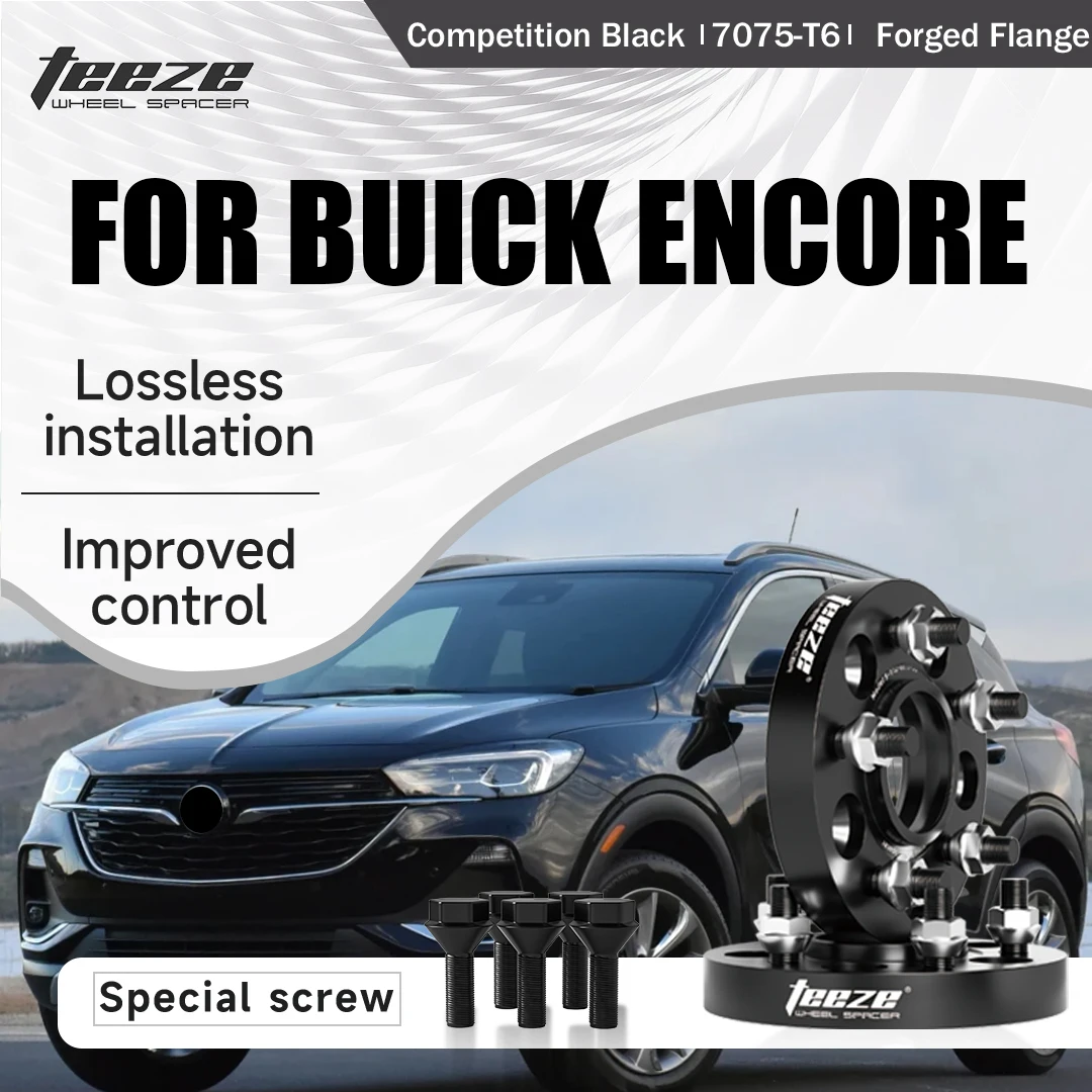 

Teeze 2/4 шт. 5x115 CB70,3 мм M12x1,5 ступица центральная черная кованая прокладка для колеса для Buick Encore фланцевая пластина 15/20/25/30/35 мм