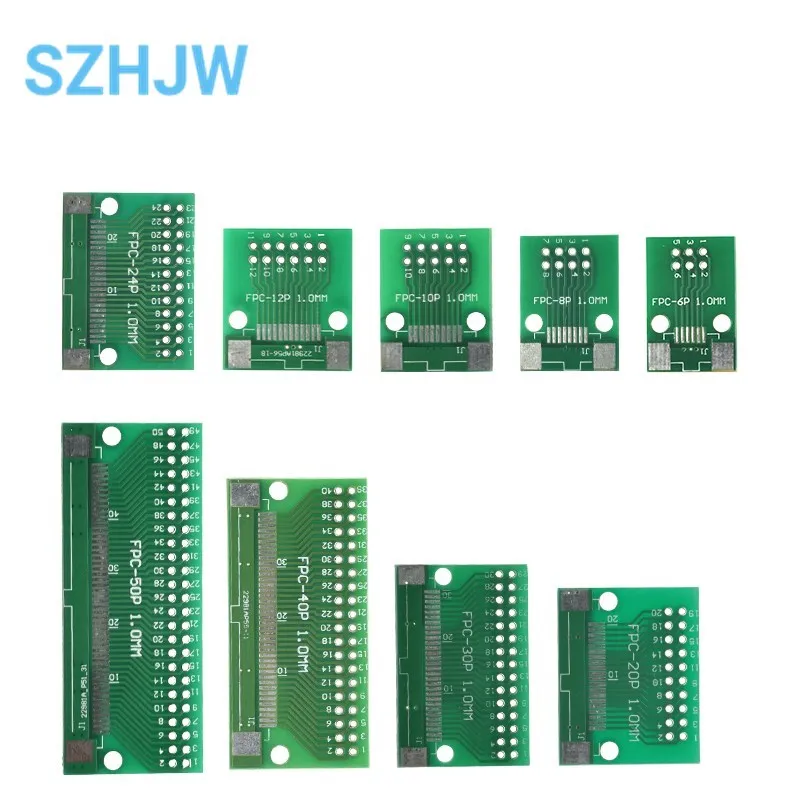 10PCS FFC/FPC Adapter Plate Welded Connector 0.5mm 6 / 8 / 10 / 12 / 20 / 24 / 30 / 40 / 50 P Pin 