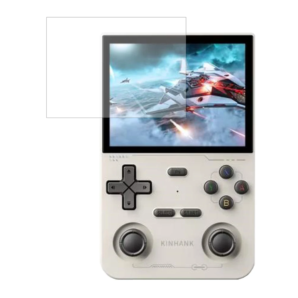 Pellicola proteggi schermo da 3,5 pollici Pellicola protettiva in vetro temperato HD 9H antigraffio Pellicola protettiva trasparente per console di gioco portatile retrò K36