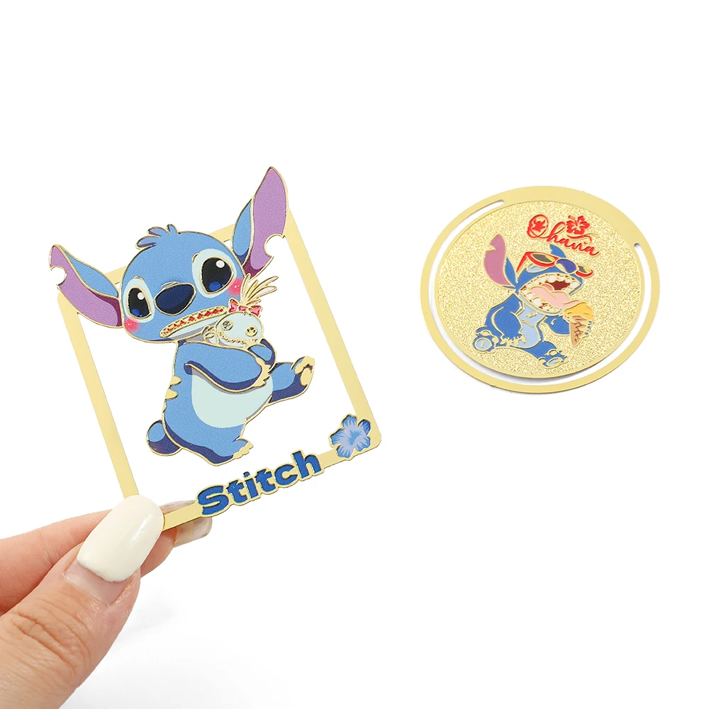 Cute Stitch Bookmark Kawaii Fashion Reading Tool Book Lovers Surprise Gift Exquisite Stationery for Boys Girls Learning Supplies