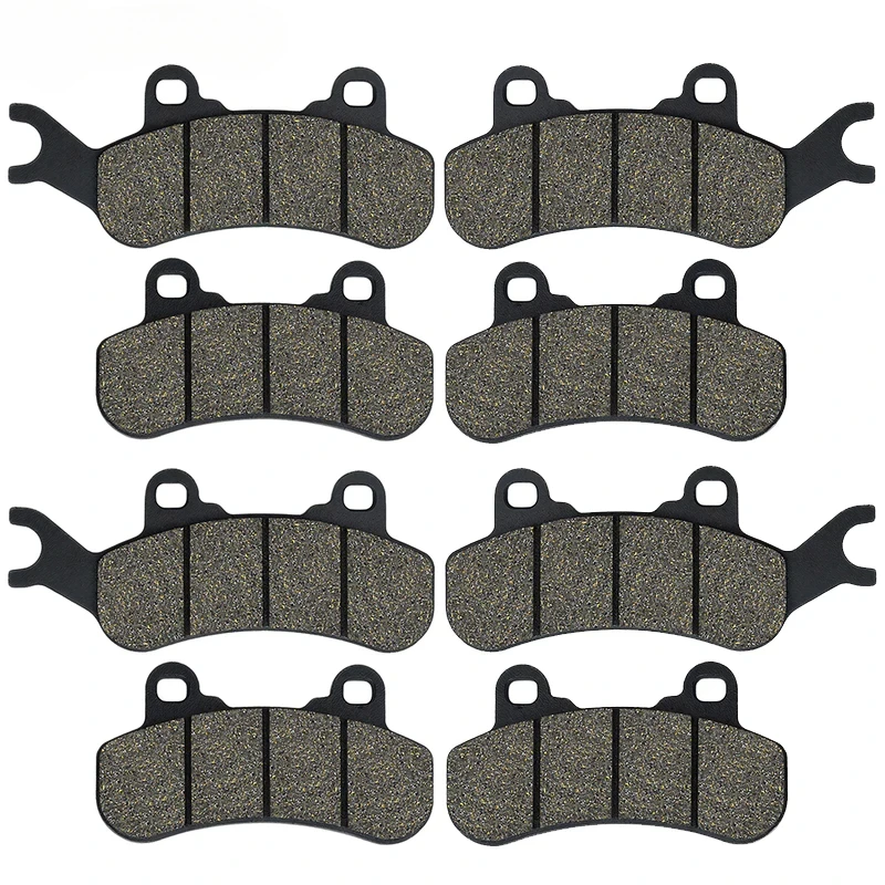 Motorcycle Front Rear Brake Pads for CAN AM Defender Max 2017 Maverick X3 17-23 Trial 800 1000 2018 Traxter T HD5 HD8 HD10 18-19