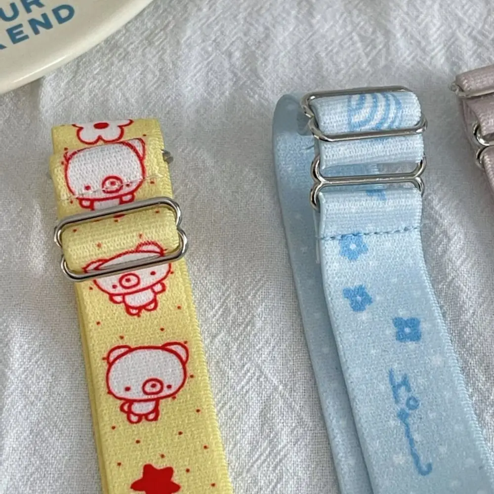 Kawaii Adjustable Notebook Elastic Strap Elastic Cartoon Journal Anti-Bulging Band Binder Strap for A7/M5/A5 Planner Notebook view 3
