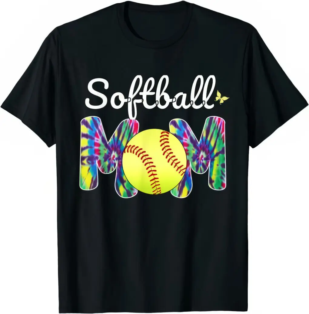 

Baseball Mom Love Tie Dye Softball Mom Mother Day T-Shirt Gift Trend For Men