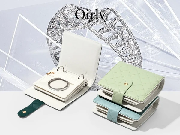 Oirlv Reisezubehör-Aufbewahrungstasche Tragbare Armband-Aufbewahrungsbox Modische Mehrzweck-Reisetasche Geschenk für Geschäftsreisen Weihnachten – Detail 2
