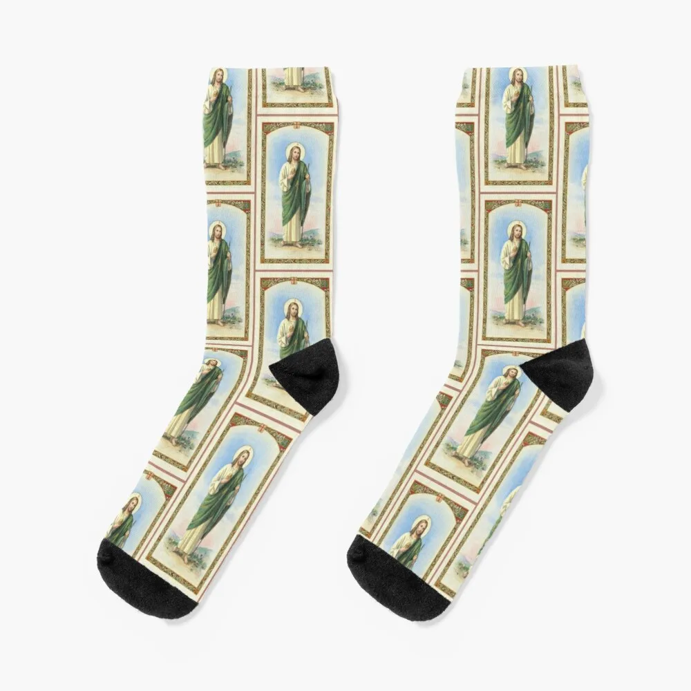 

St. Jude The Patron of Lost Causes Socks Sport Man Sock Sports Socks Man