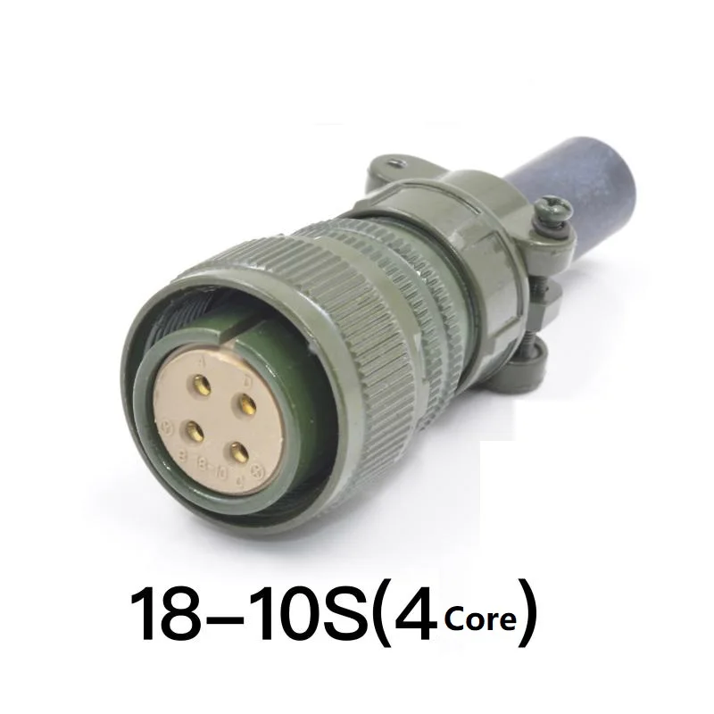 Aviation Plug 18-10S 18-10P MR-PWCNS4 MS3106B MS3108B MS3102A for Yaskawa Mitsubishi Servo Motor Panel Metal Connector