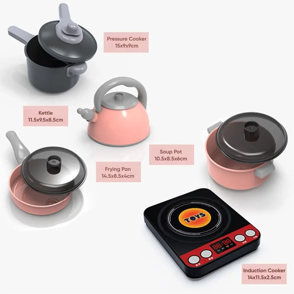 28/61/71 قطعة الوردي محاكاة أواني المطبخ عدة البلاستيك المشهد نموذج المطبخ ألعاب طعام الوالدين والطفل لعبة اللعب منزل