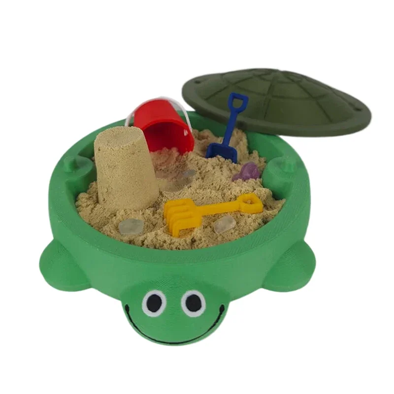 

Mini Turtle Sandbox With Sand & Mini Tools Mini Desktop Turtle Sand Box Toys Novelty Gift - Desktop Decor - Zen Garden