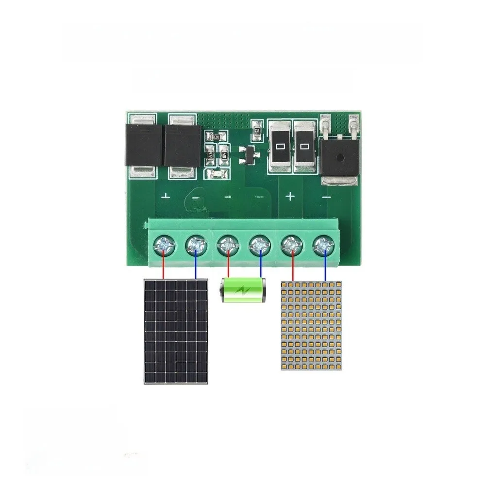 Auto Solar Lighting Control Circuit Board DC6V-45V for LED Street Lights Garden Lights with Energy Efficient Day/Night Cycle
