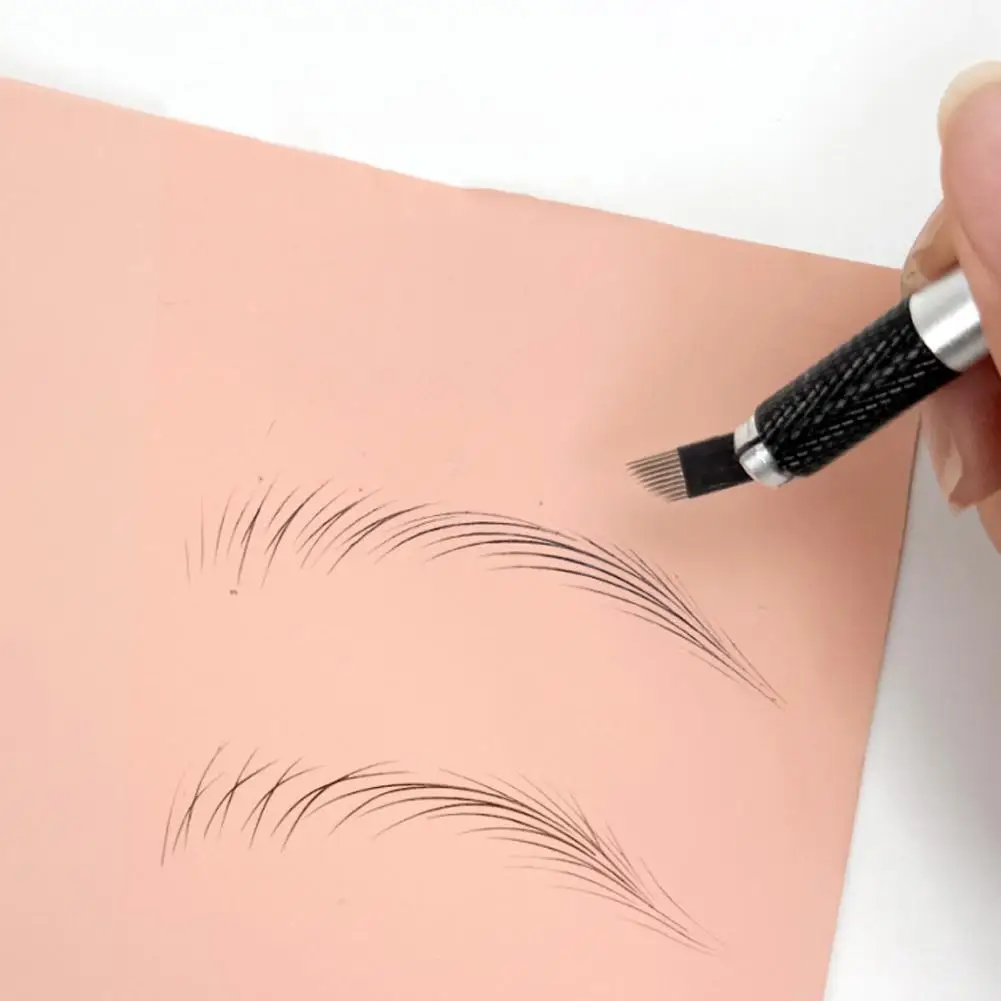 Silicone Tattoo Practice Skin Fake Skin for Microblading Eyebrow Lip Permanent Makeup Training Reusable Tattoo Practice Pad