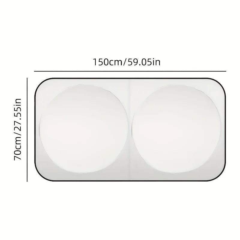 Car Baffle Sunshade Interior Window Cover Windshield Visor Protector Windscreen Folding UV Protection Curtain Styling Sun Shade