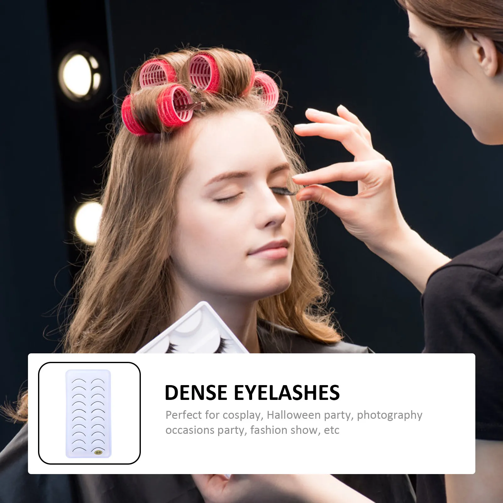 10 paires de cils artificiels naturels, volumineux et réalistes, pour maquillage quotidien ou de soirée, résistants à l'eau